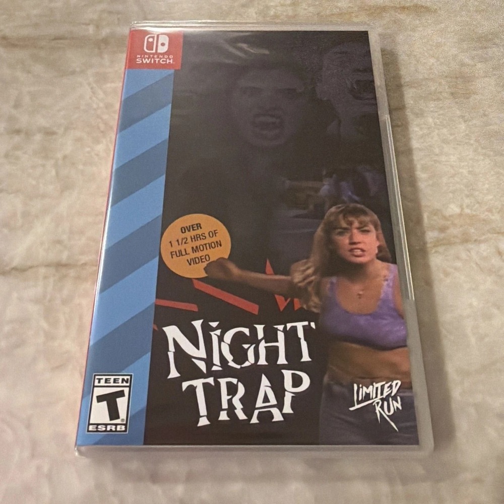 Night Trap Nintendo Switch Limited Run Games LRG 008 New Sealed FMV Cult Classic